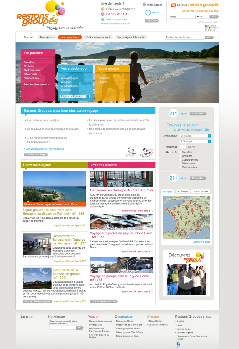 Site Restons Groupés